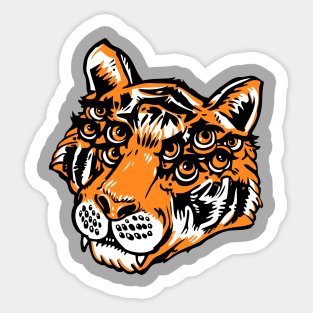 Eyes of the Tiger Sticker